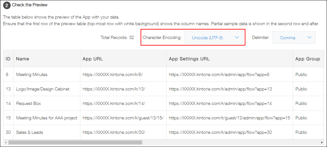 url character encoding list