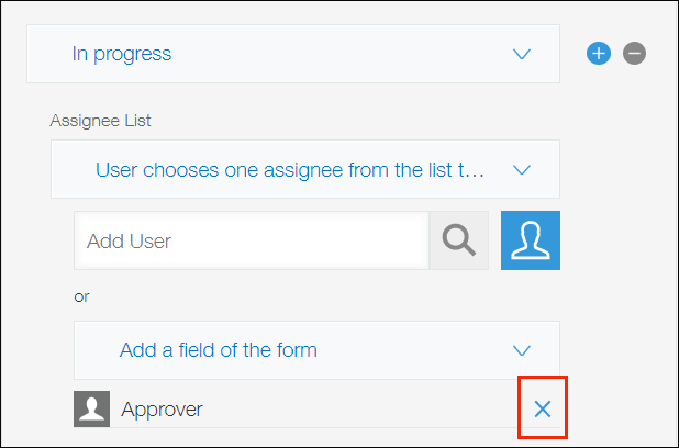 Deleting the "Approver" field