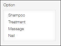 Example of a customer management app of a beauty salon