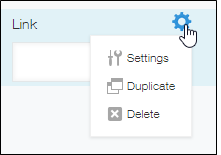 Image showing a setting button for a field