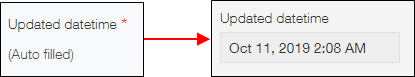 Updated datetime field