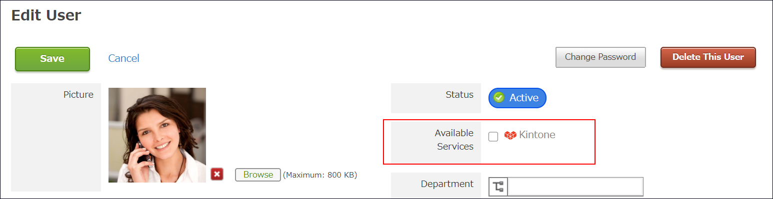 Screenshot: "Available Services" is highlighted